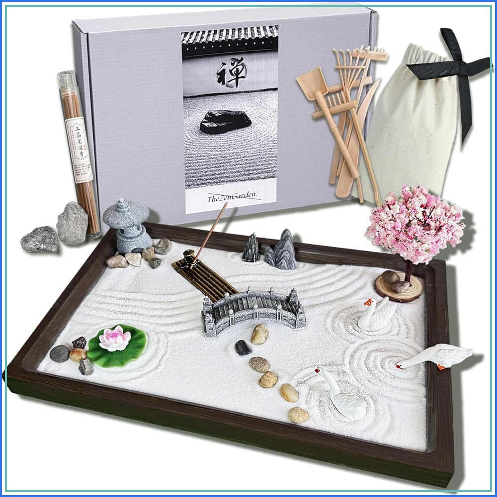 Zen Gardening Tools - Kit de jardin zen SRAYW pour