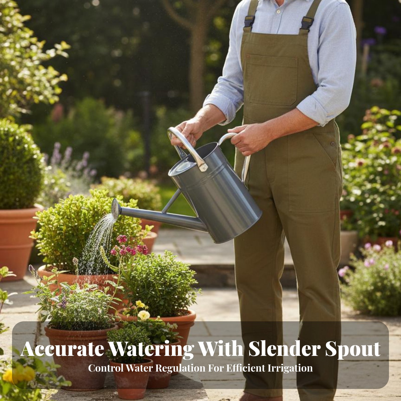 Gardening Tools Watering Can - Arrosoir de jardin 5L, arrosoir robuste