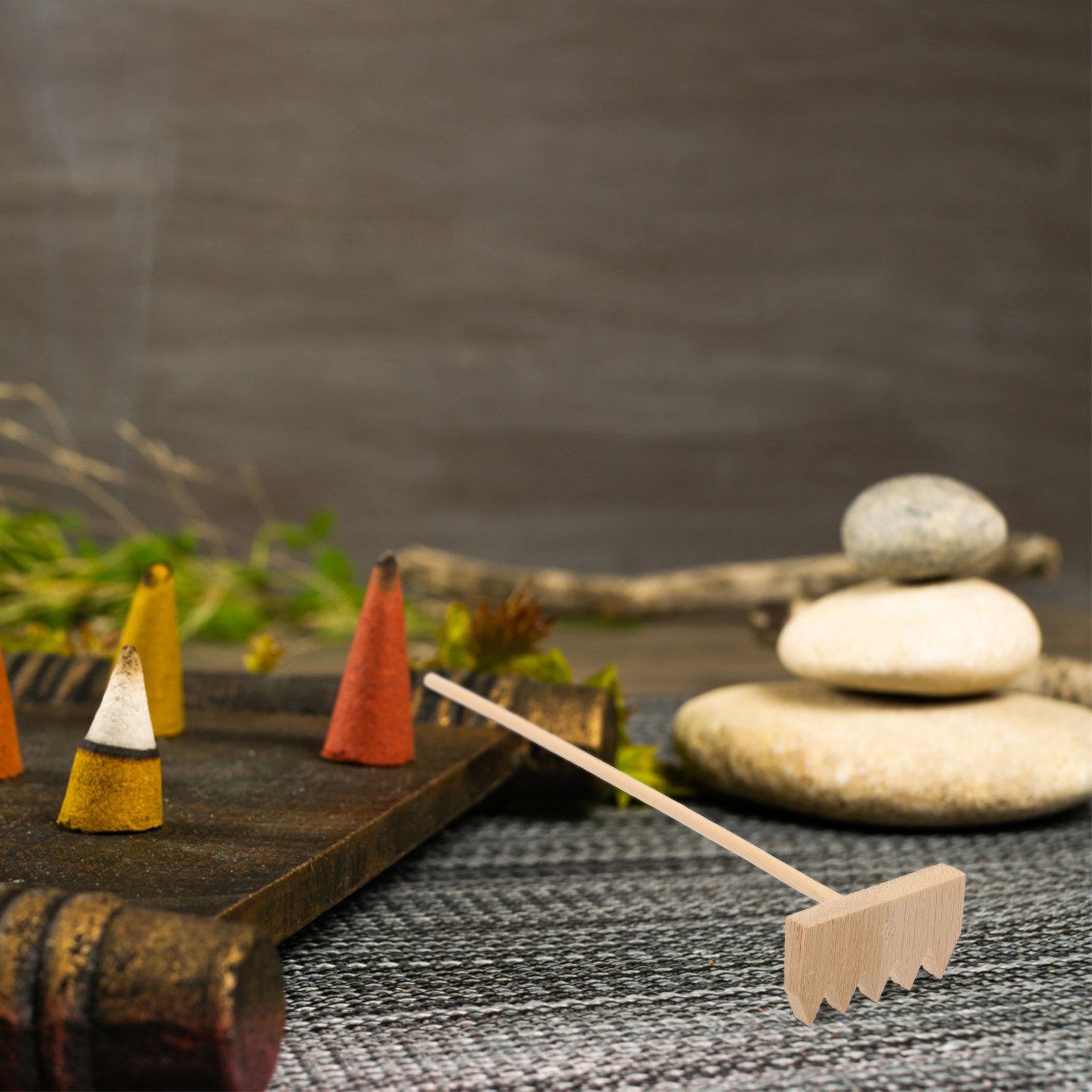 Zen Gardening Tools - Ensemble de 3 mini râteaux en