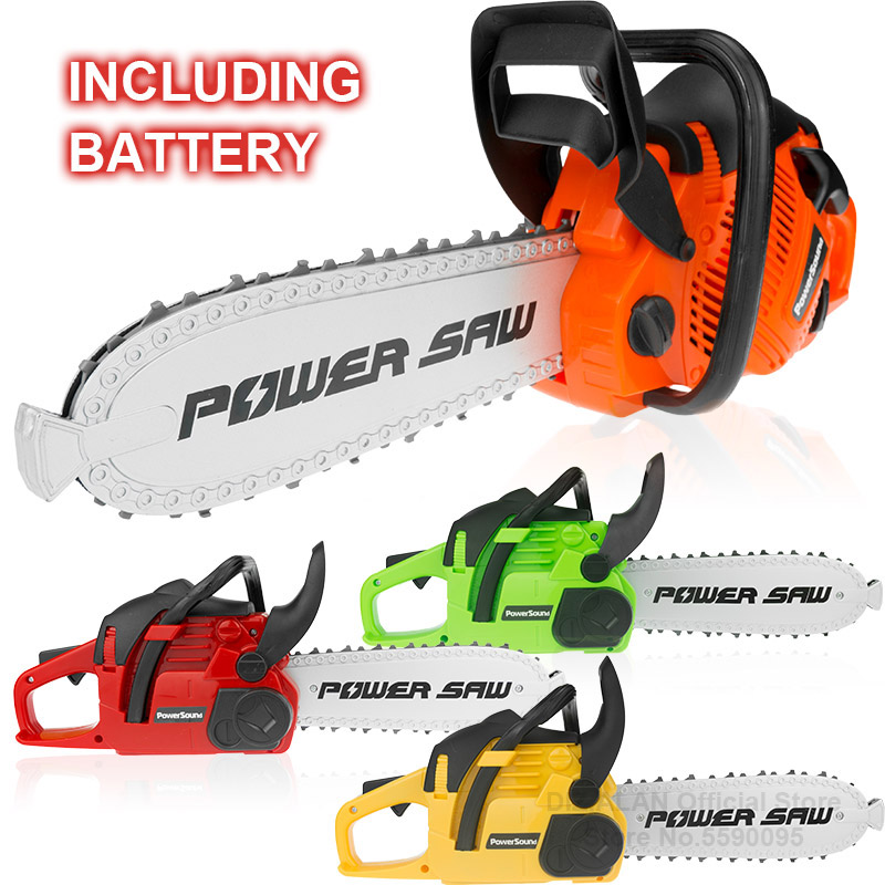 Gardening Tools For 10 Year Olds - Tronçonneuse électrique jouet pour enfants, outils
