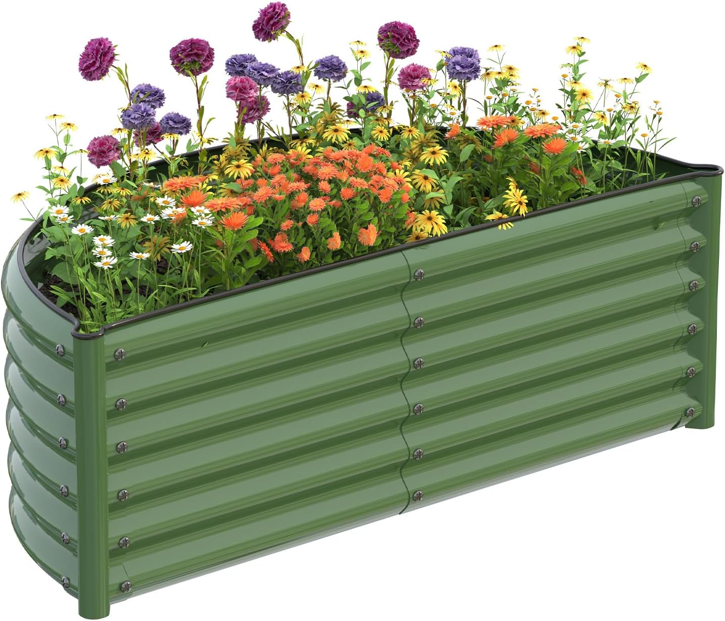 Raised Bed Planter Box - Bac de jardin surélevé galvanisé pour