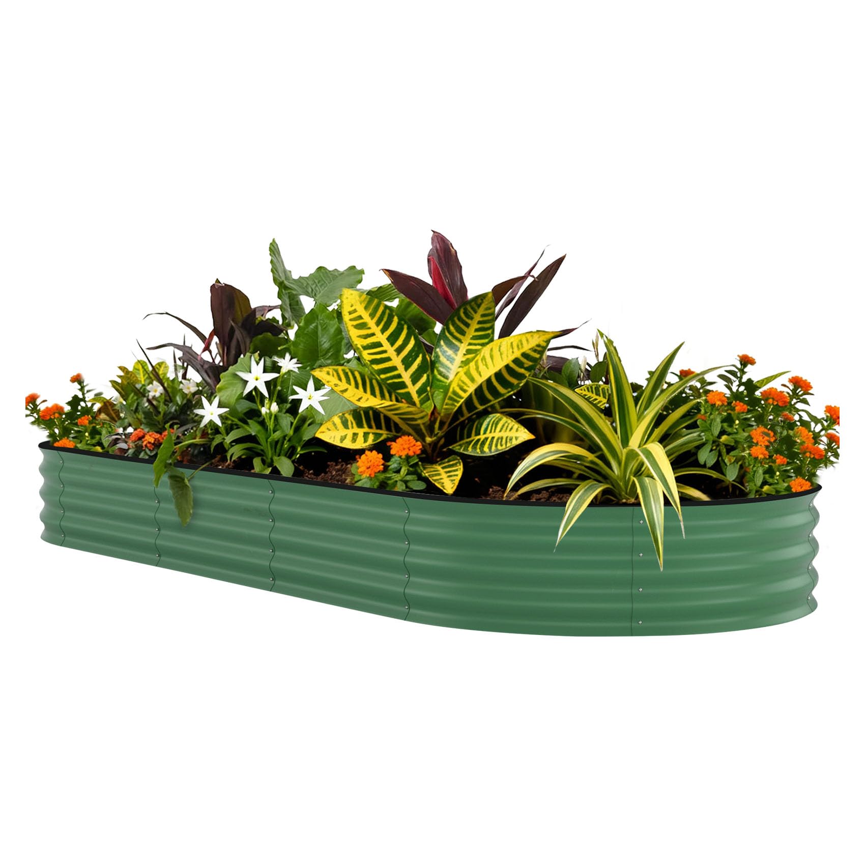 Raised Bed Planter Box - Bac de jardin surélevé galvanisé 8x4x1,5