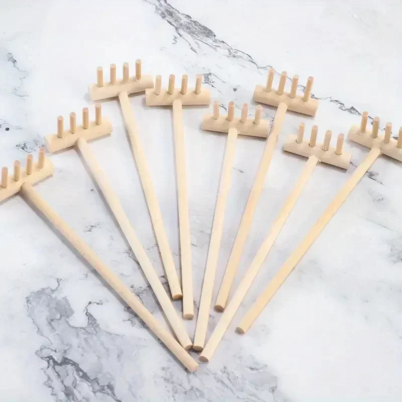 Zen Gardening Tools - Ensemble de mini-raquettes en bambou de