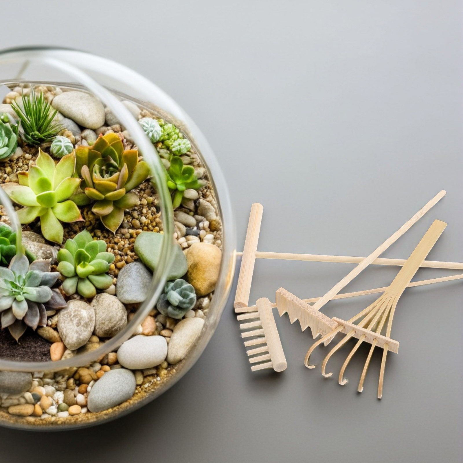 Ensemble de 4 outils miniature - Zen Gardening Tools avis et prix