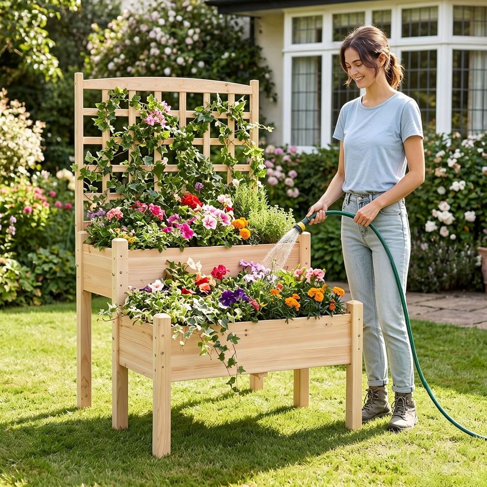 Bac à légumes surélevé à 2 niv - Raised Bed Planter Box avis et prix