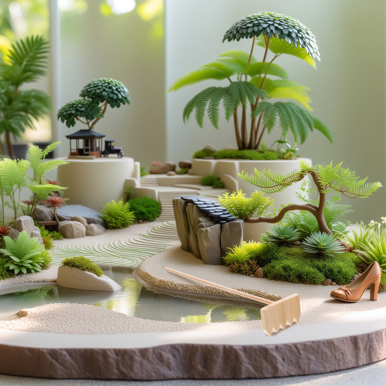 Kit de 3 râteaux à sable minia - Zen Gardening Tools avis et prix