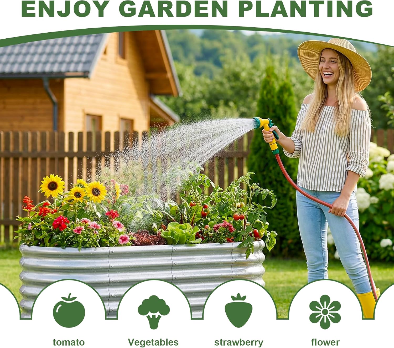 Lot de 2 bacs de jardin suréle - Raised Bed Planter Box avis et prix