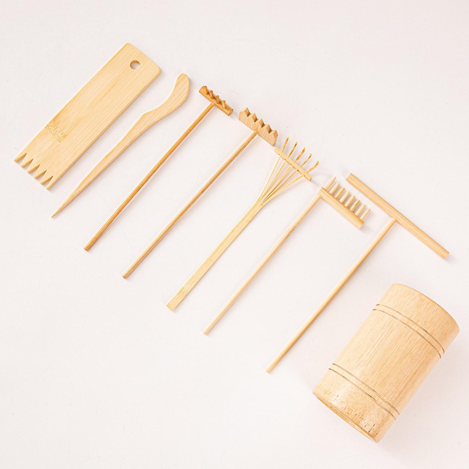 8 pièces Mini râteau à sable Z - Zen Gardening Tools avis et prix