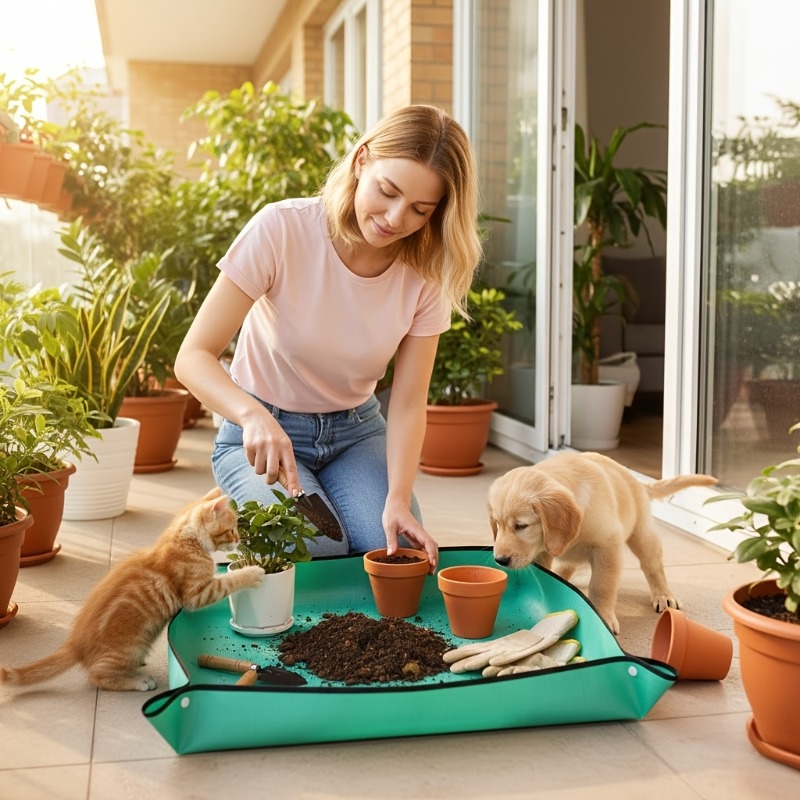 Tapis de jardinage domestique, - Gardening Tools Basket avis et prix