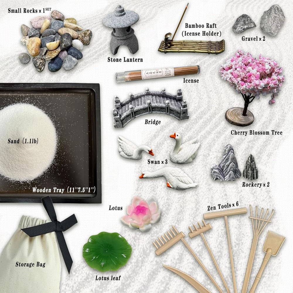 Kit de jardin zen SRAYW pour l - Zen Gardening Tools avis et prix