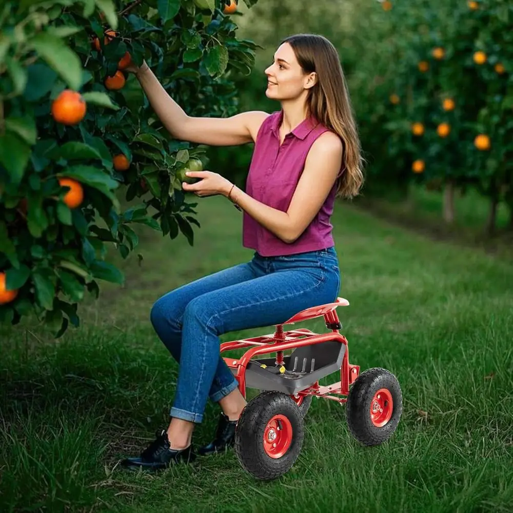Chariot de jardin réglable ave - Gardening Tools Basket avis et prix