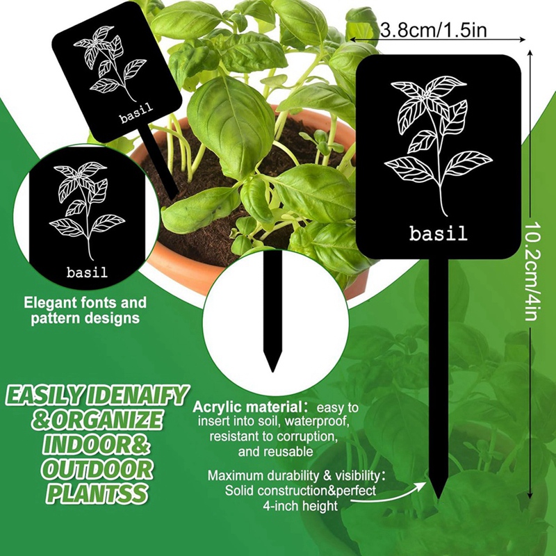 24 étiquettes de plantes en ac - Gardening Tools With Names avis et prix