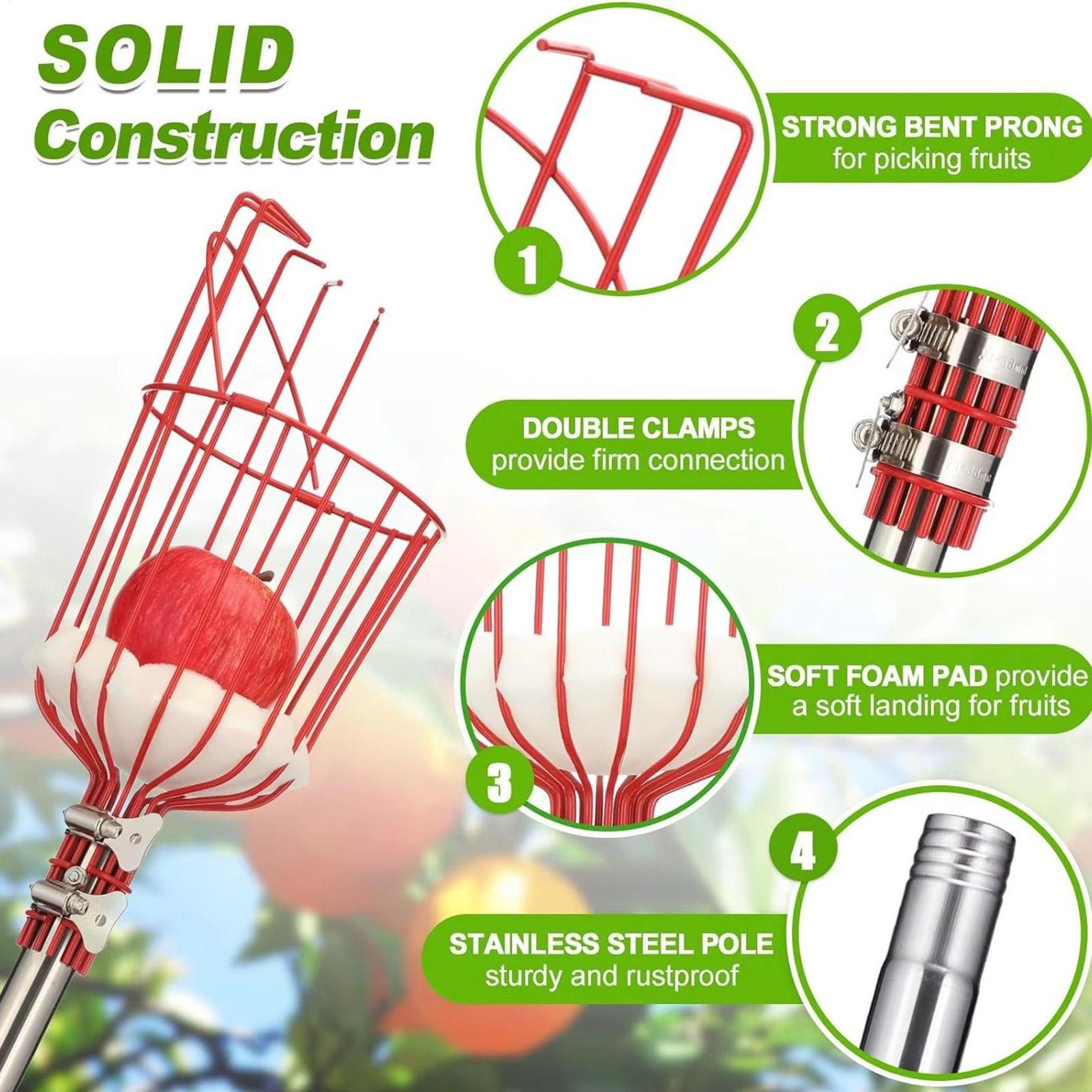 Cueilleur de fruits à poignée  - Gardening Tools Basket avis et prix