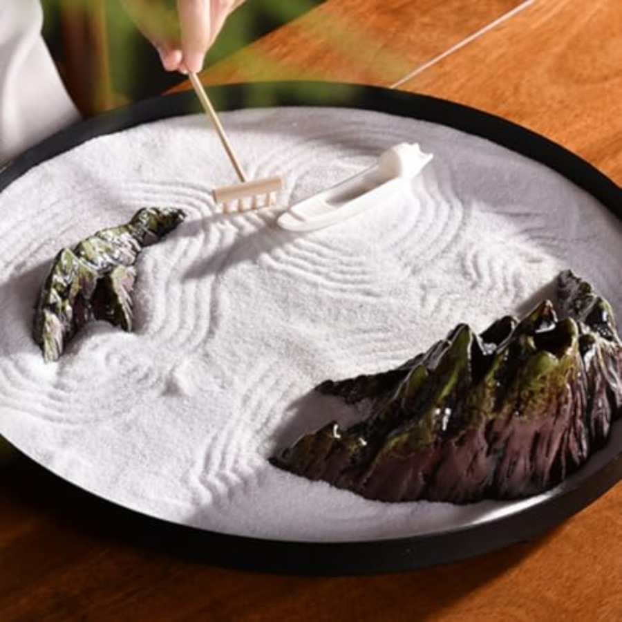 Ensemble de 7 mini-râteaux en  - Zen Gardening Tools avis et prix
