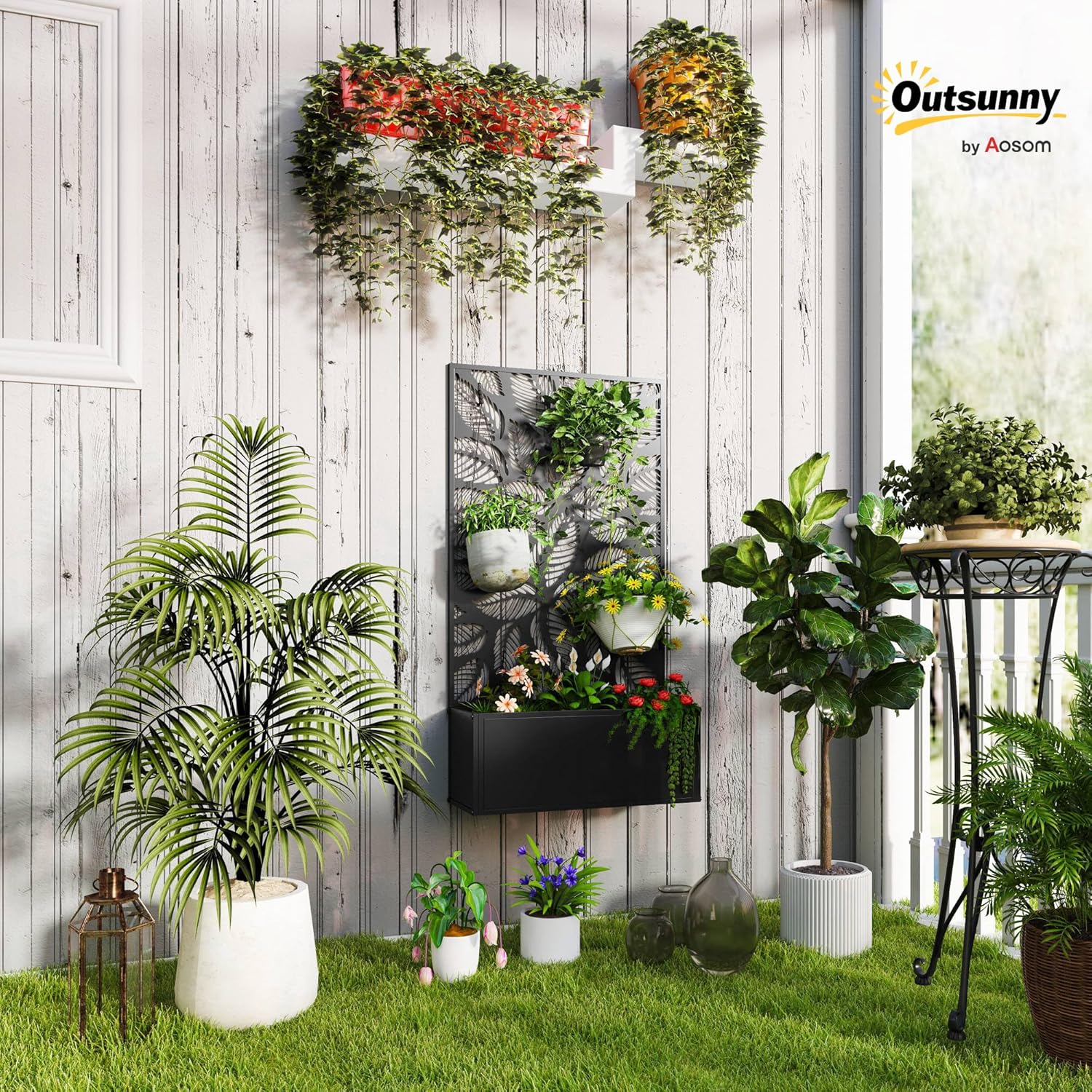 Bac à fleurs surélevé en métal - Raised Bed Planter Box avis et prix