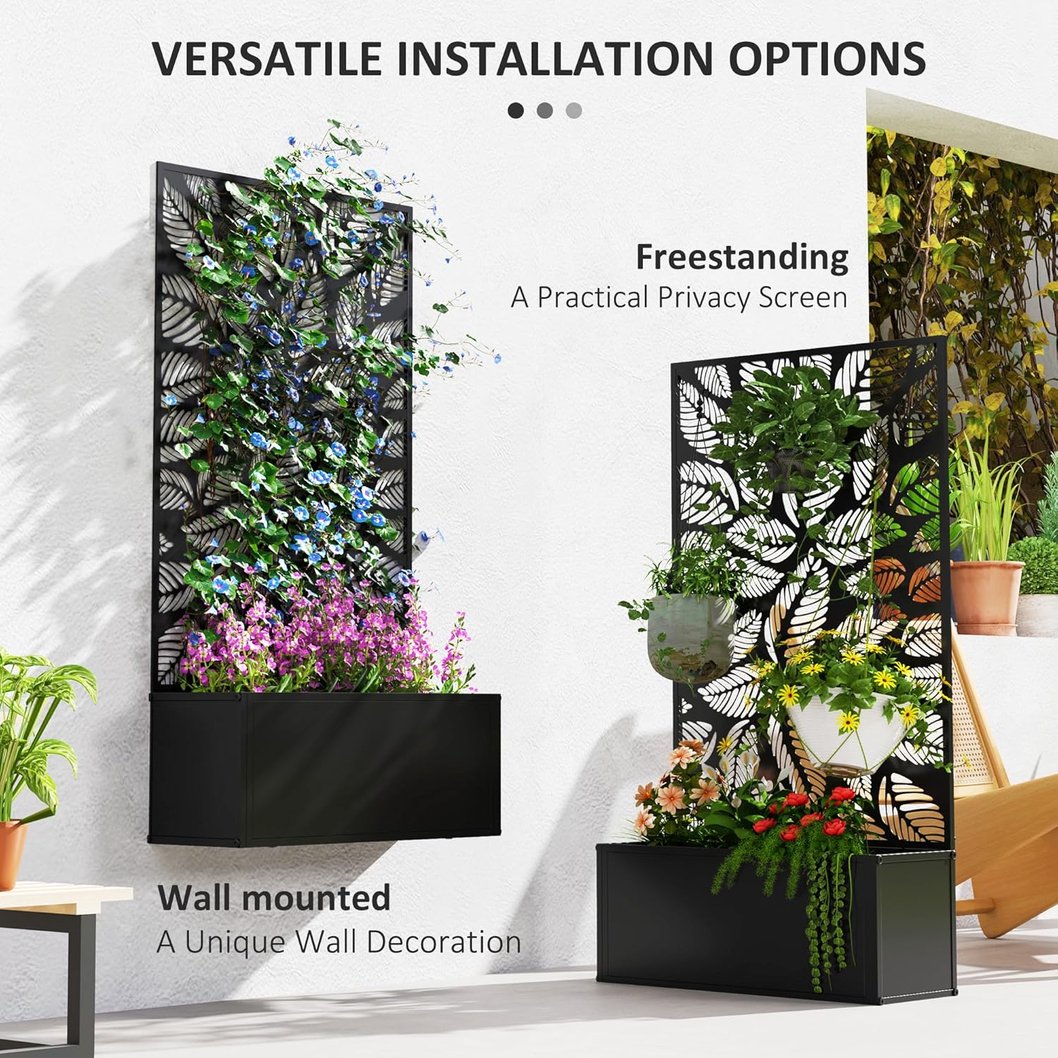 Bac à fleurs surélevé en métal - Raised Bed Planter Box avis et prix